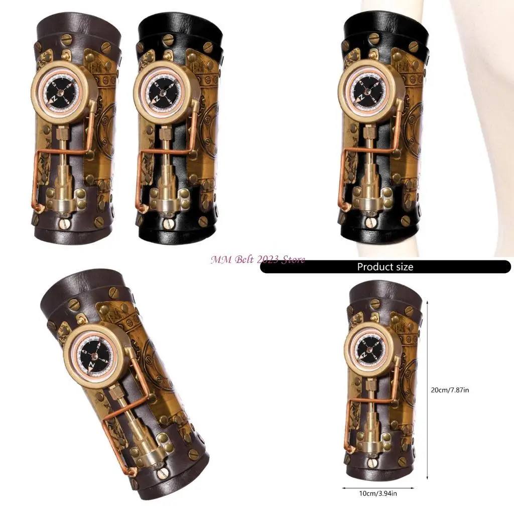 49ME Medieval Steampunk Arm Sleeve with Wrist Cuffs for Cosplay Wear
49ME Medieval Steampunk Arm Sleeve with Wrist Cuffs for Cosplay Wear