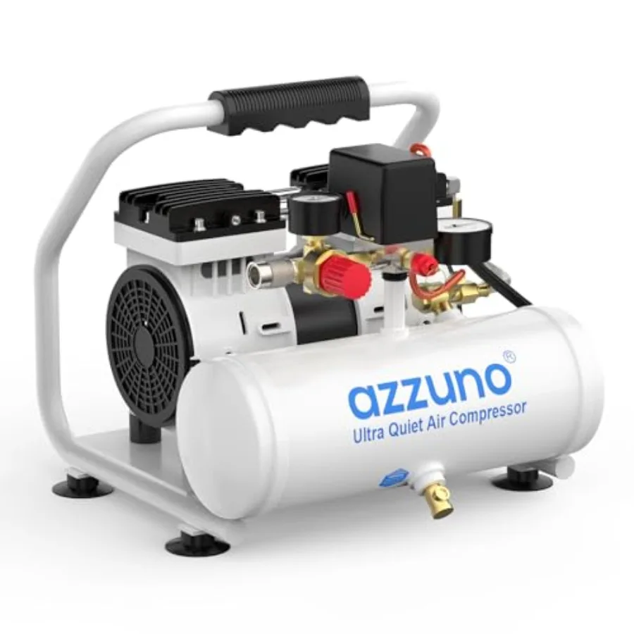 1 Gallon Air Compressor for Auto Repair, Tire Inflation, Spray Painting, Woodwork Nailing Oil-Free, 1.6CFM@90PSI, Max 116PSI, 6
1 Gallon Air Compressor for Auto Repair, Tire Inflation, Spray Painting, Woodwork Nailing Oil-Free, 1.6CFM@90PSI, Max 116PSI, 6