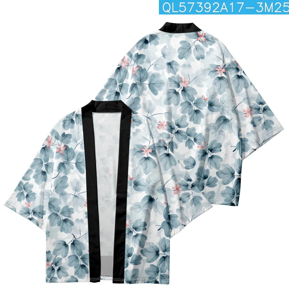 Traditional Flower Printed Japanese Kimono Women Men Fashion Streetwear Beach Cardigan Yukata Casual Cosplay Haori Shirts
Traditional Flower Printed Japanese Kimono Women Men Fashion Streetwear Beach Cardigan Yukata Casual Cosplay Haori Shirts