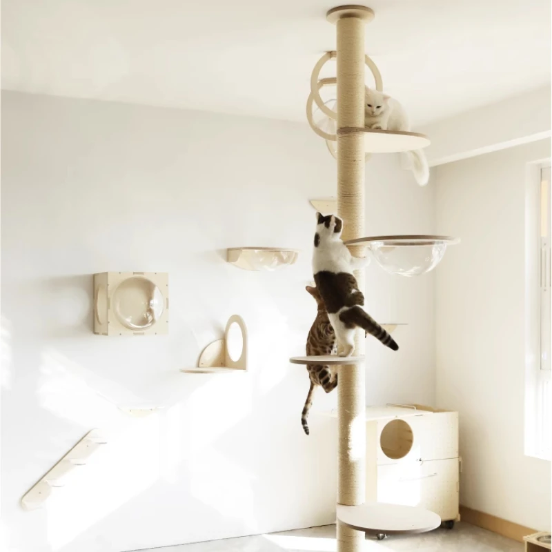 Cat Paradise Sky Pillar Cat Crawler Wall Массивная деревянная стена Cat Runway Небо Коридор Стиль стены
Cat Paradise Sky Pillar Cat Crawler Wall Массивная деревянная стена Cat Runway Небо Коридор Стиль стены
