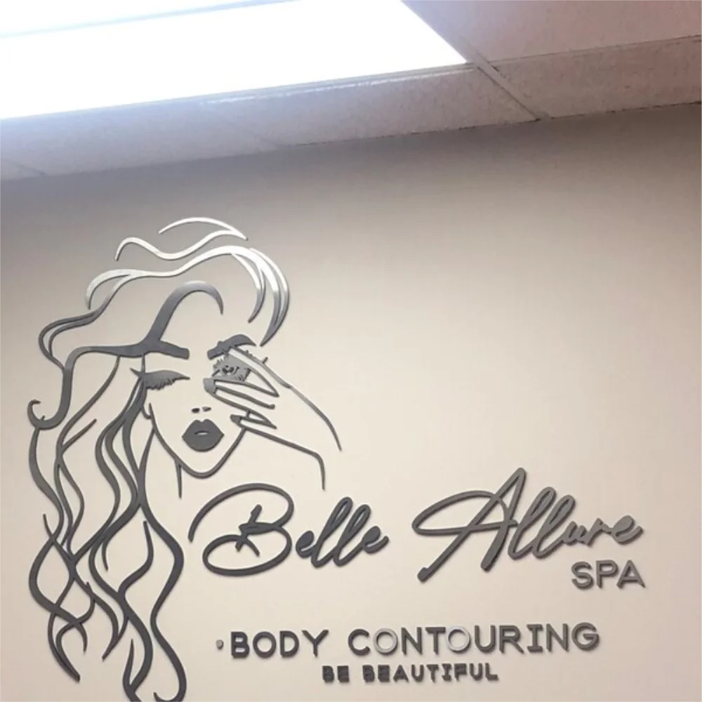 Custom Mirror Acrylic Salon Business Logo Sign Gold Brushed Beauty Salon Backdrop Hair Salon Wall Decor Spa or Nail Salon Sign
Custom Mirror Acrylic Salon Business Logo Sign Gold Brushed Beauty Salon Backdrop Hair Salon Wall Decor Spa or Nail Salon Sign