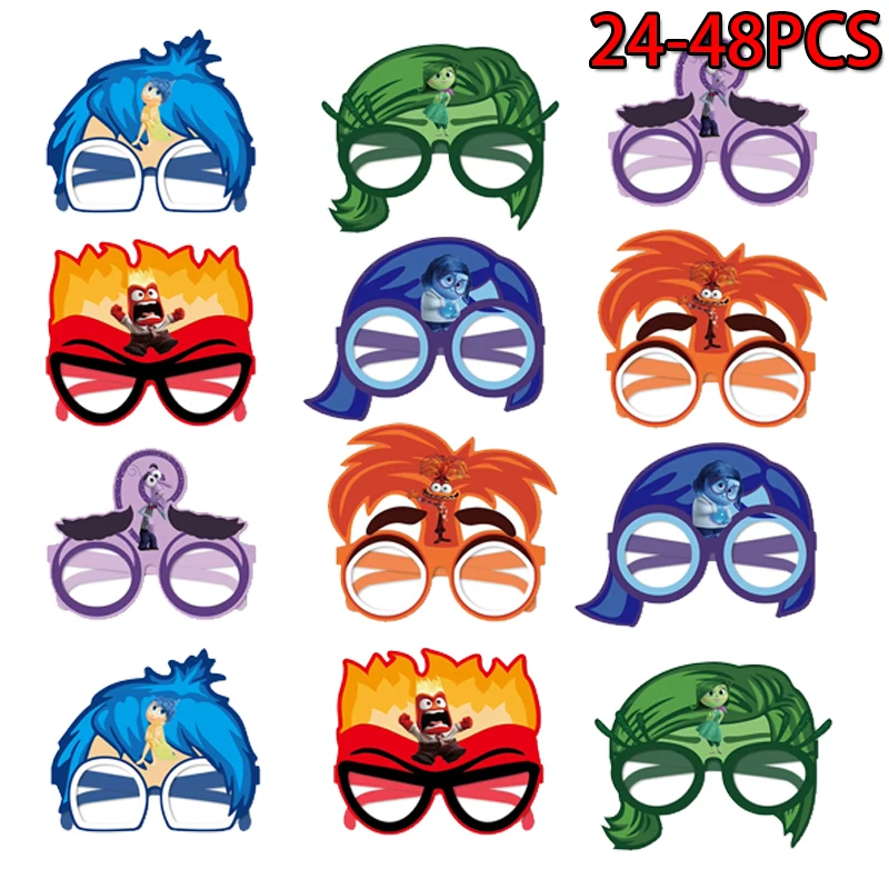 Inside Out 2 Glasses Birthday Party Decoration Paper Glasses Photo Props Masks Birthday Party Decoration Baby Shower Supplies
Inside Out 2 Glasses Birthday Party Decoration Paper Glasses Photo Props Masks Birthday Party Decoration Baby Shower Supplies
