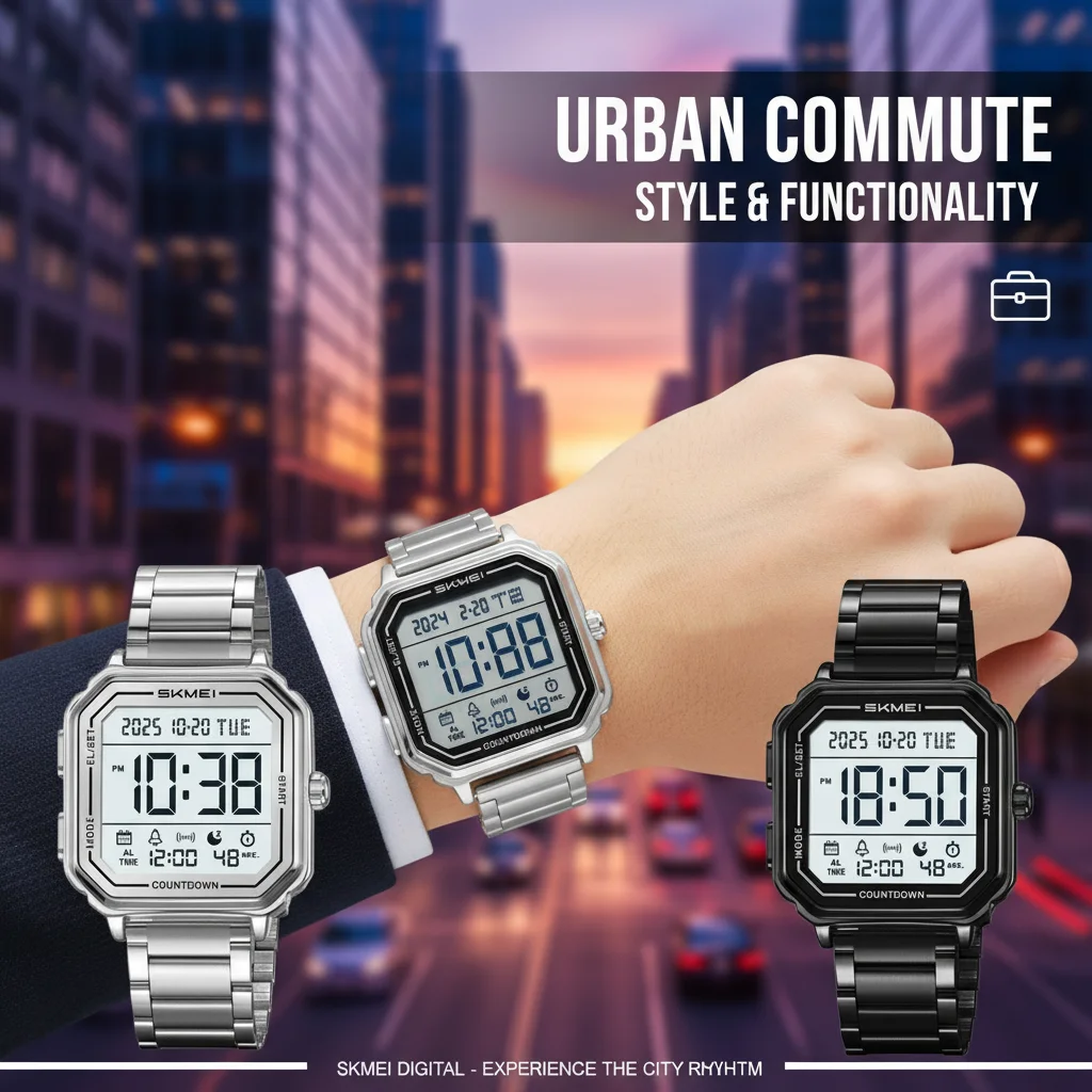 Time Beauty Student Electronic Watch with Alarm Clock Night Light Waterproof Steel Strap Outdoor Timing Fashion Trend
Time Beauty Student Electronic Watch with Alarm Clock Night Light Waterproof Steel Strap Outdoor Timing Fashion Trend