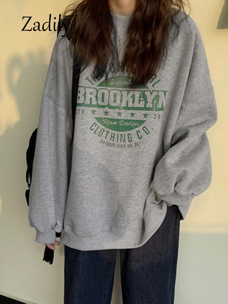2024 Autumn Streetwear Loose Women Hoodies Casual Long Sleeve O Neck Printing Pullovers Female Sweatshirt Loose Clothing
2024 Autumn Streetwear Loose Women Hoodies Casual Long Sleeve O Neck Printing Pullovers Female Sweatshirt Loose Clothing