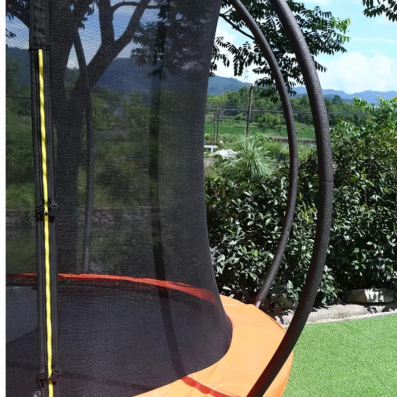 Soft Outdoor Garden Trampoline for Kids - Round Steel Structure with Protective Net, Perfect for Girls' Recreational Play
Soft Outdoor Garden Trampoline for Kids - Round Steel Structure with Protective Net, Perfect for Girls' Recreational Play