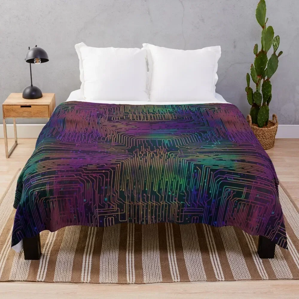 Vaporwave Circuit Board Throw Blanket Plush Fuzzy Cozy Blanket for Couch Sofa
Vaporwave Circuit Board Throw Blanket Plush Fuzzy Cozy Blanket for Couch Sofa