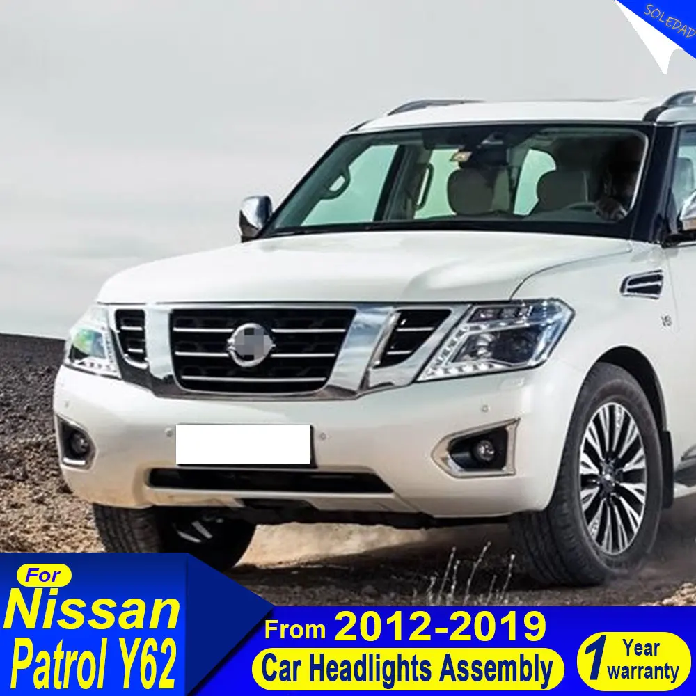 Car LED headlight For Nissan Patrol Headlights Y62 2012 2013 2014-2019 Y62 Front Lights DRL Turn Signal High Beam Projector Lens
Car LED headlight For Nissan Patrol Headlights Y62 2012 2013 2014-2019 Y62 Front Lights DRL Turn Signal High Beam Projector Lens
