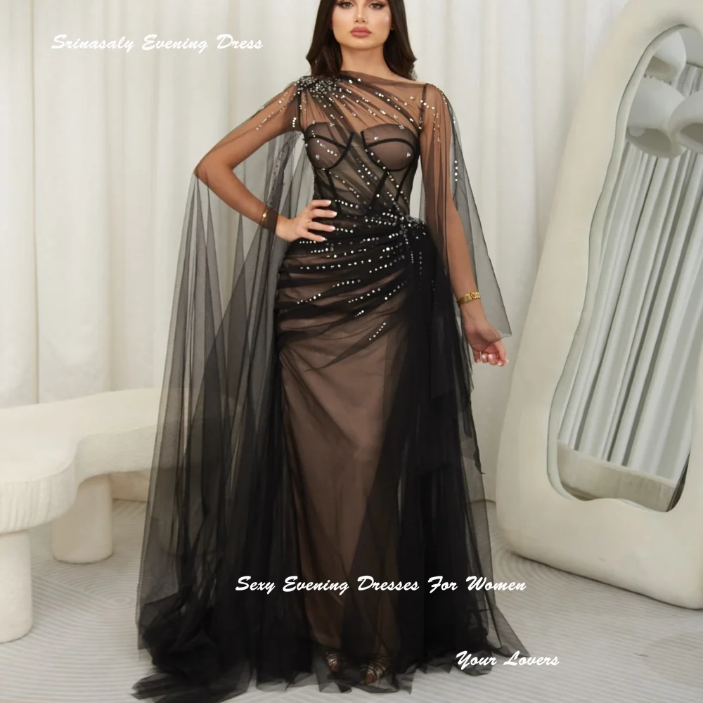 Черный тюль Формальные платья فساتين سهرة Luxurious Crystals Вечерние платья для сексуальных женщин Длинные коктейльные платья فساتين حف культуры премиálálálôt
Черный тюль Формальные платья فساتين سهرة Luxurious Crystals Вечерние платья для сексуальных женщин Длинные коктейльные платья فساتين حف культуры премиálálálôt