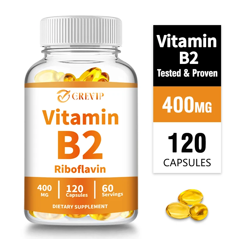 Vitamin B2 Supplement - Nervous System, Metabolism, Immune and Energy Support
Vitamin B2 Supplement - Nervous System, Metabolism, Immune and Energy Support