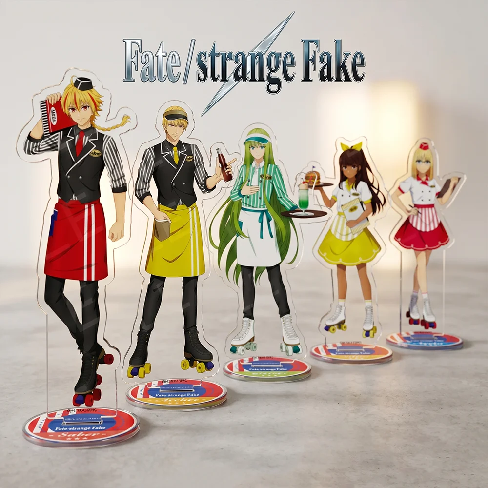 Fate Strange Fake Restaurant Style 15CM Double Sided Acrylic Stand Keychain 2026 New Anime Stand Saber Desk Decor Gift For Fans
Fate Strange Fake Restaurant Style 15CM Double Sided Acrylic Stand Keychain 2026 New Anime Stand Saber Desk Decor Gift For Fans