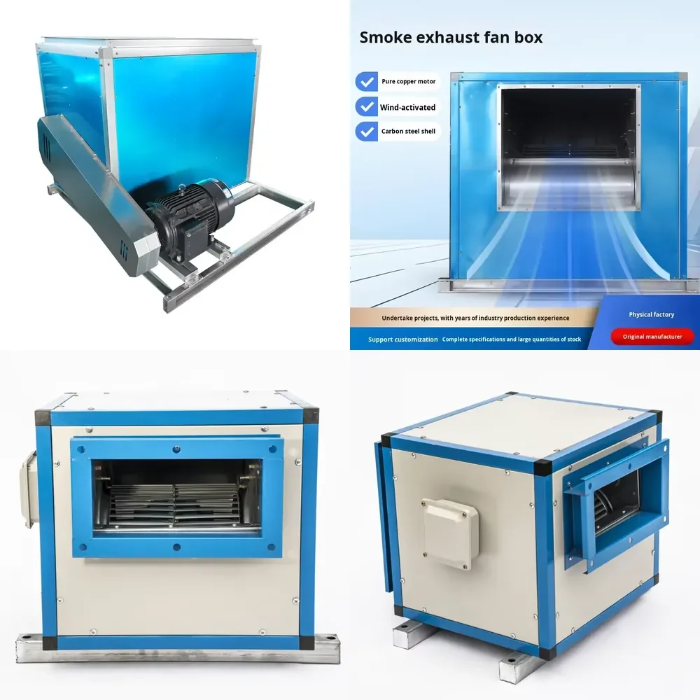 Centrifugal Duct Fan Box for Kitchen Restaurant Hotel Fire Exhaust Silent Air Cabinet
Centrifugal Duct Fan Box for Kitchen Restaurant Hotel Fire Exhaust Silent Air Cabinet