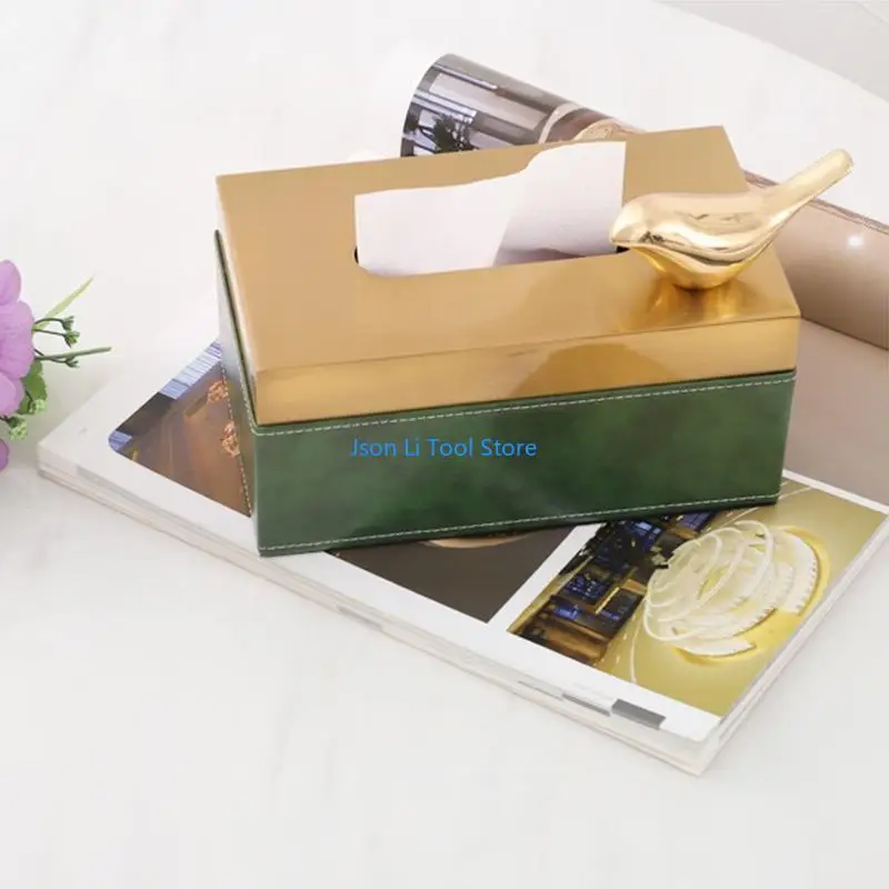Y08D PU Leather Tissue Box Metal Draw Paper for Case Modern for Facial Tissues Napkin for Home Bedroon Living Room
Y08D PU Leather Tissue Box Metal Draw Paper for Case Modern for Facial Tissues Napkin for Home Bedroon Living Room
