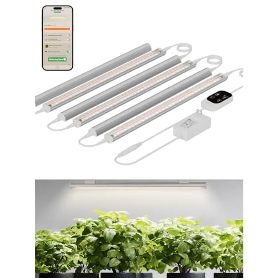 Smart Grow Lights for Indoor Plants with APP 15 Full Spectrum Grow Light Strips G6 Plant Light Strip with Auto Timer 3
Smart Grow Lights for Indoor Plants with APP 15 Full Spectrum Grow Light Strips G6 Plant Light Strip with Auto Timer 3