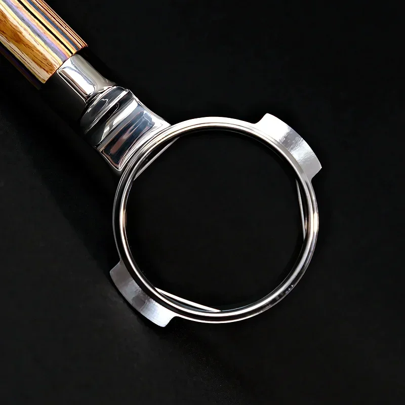 Suitable for E61 Hot Mom Black Walnut Weight 400g Naughty Flat Bottomed Bottomless Coffee Handle
Suitable for E61 Hot Mom Black Walnut Weight 400g Naughty Flat Bottomed Bottomless Coffee Handle