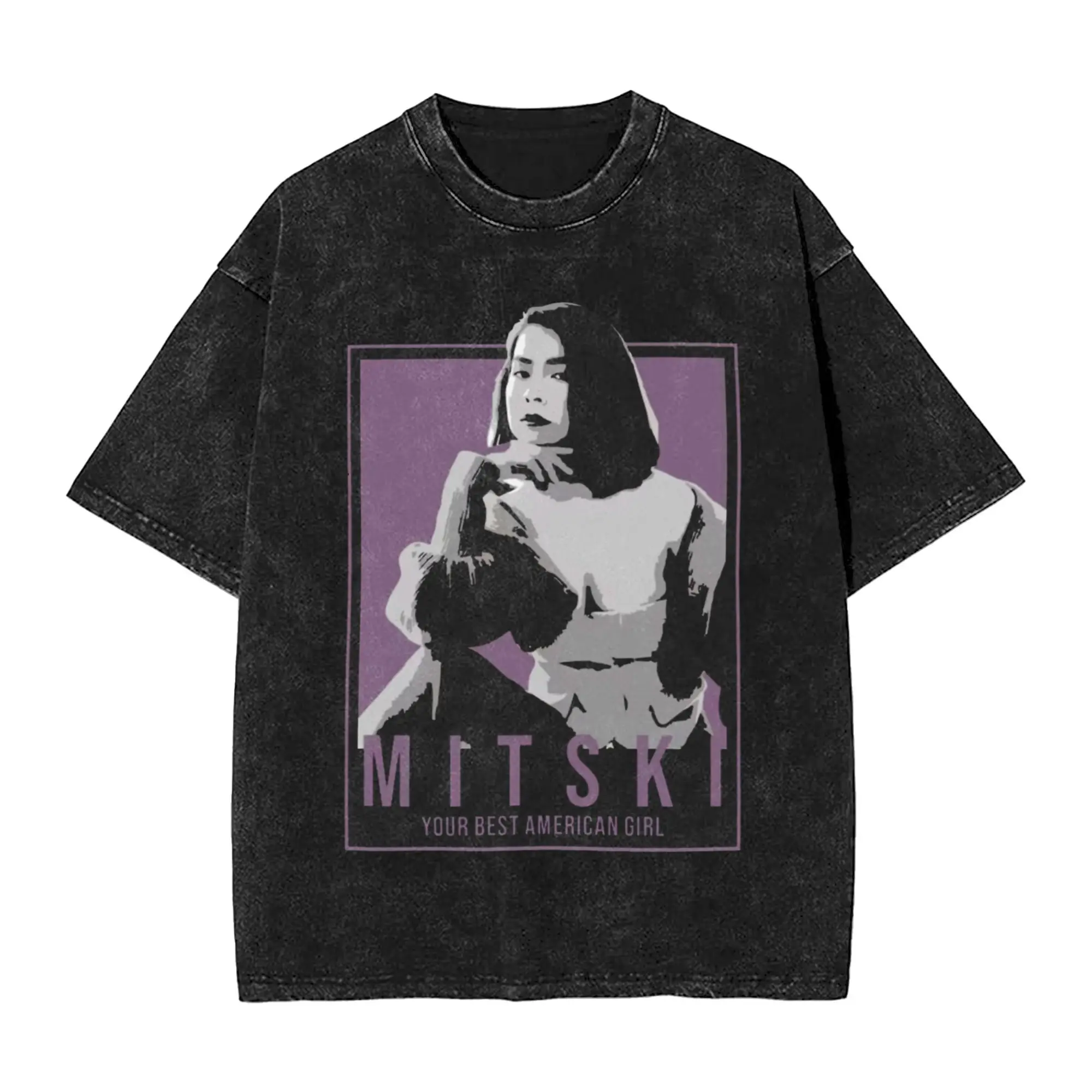 Мужская футболка Mitski, потертые футболки Harajuku, винтажная летняя футболка 90-х годов в стиле гранж-певец, хлопковая одежда с винтажным принтом
Мужская футболка Mitski, потертые футболки Harajuku, винтажная летняя футболка 90-х годов в стиле гранж-певец, хлопковая одежда с винтажным принтом