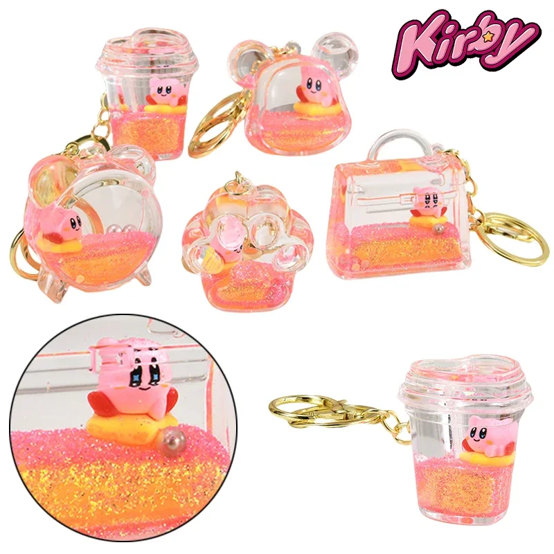 Kirby Cartoon Acrylic Keychain Anime Quicksand Bottle Women Creative Funny Key Chain Backpack Bag Decor Pendant Keyring Gifts
Kirby Cartoon Acrylic Keychain Anime Quicksand Bottle Women Creative Funny Key Chain Backpack Bag Decor Pendant Keyring Gifts