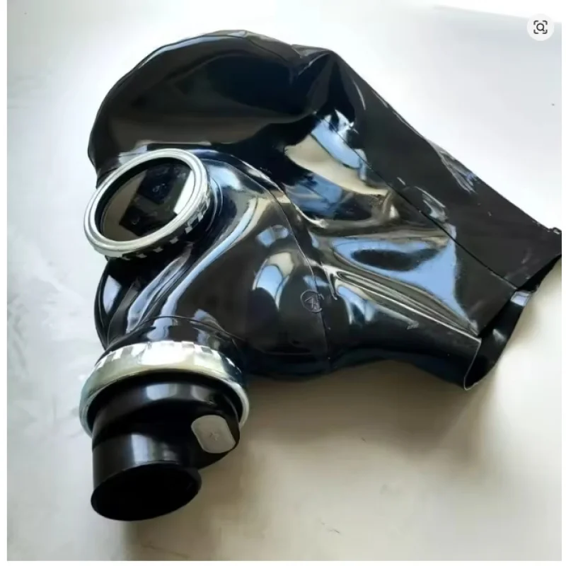 Latex Hoods Full Coverage Closed Head Cover With Gas Mask Respirator Back Zipper
Latex Hoods Full Coverage Closed Head Cover With Gas Mask Respirator Back Zipper