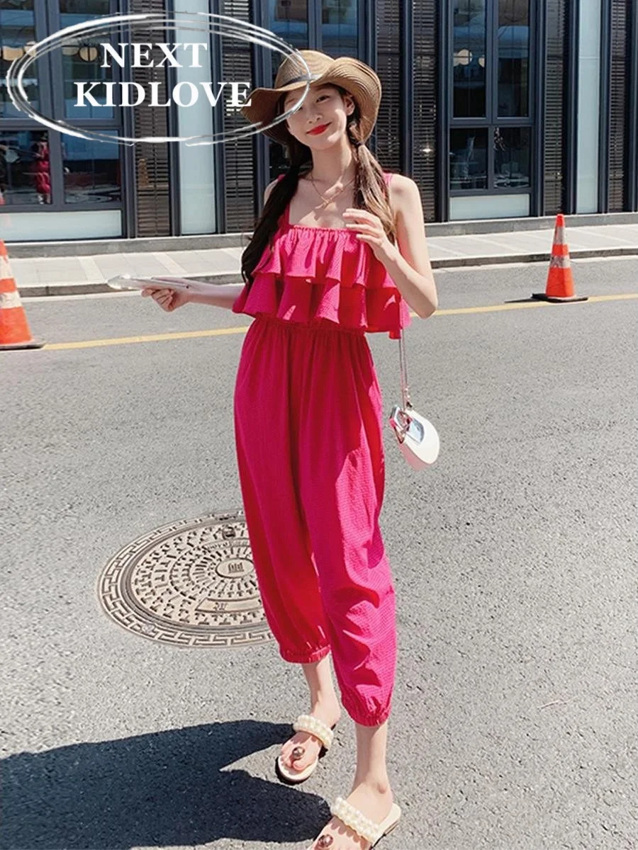 Pink ter One-Piece Suit Women's Summer 2025 New Small Size Gored Overalls High Waist Straight Leg Pants Commute Sle
Pink ter One-Piece Suit Women's Summer 2025 New Small Size Gored Overalls High Waist Straight Leg Pants Commute Sle