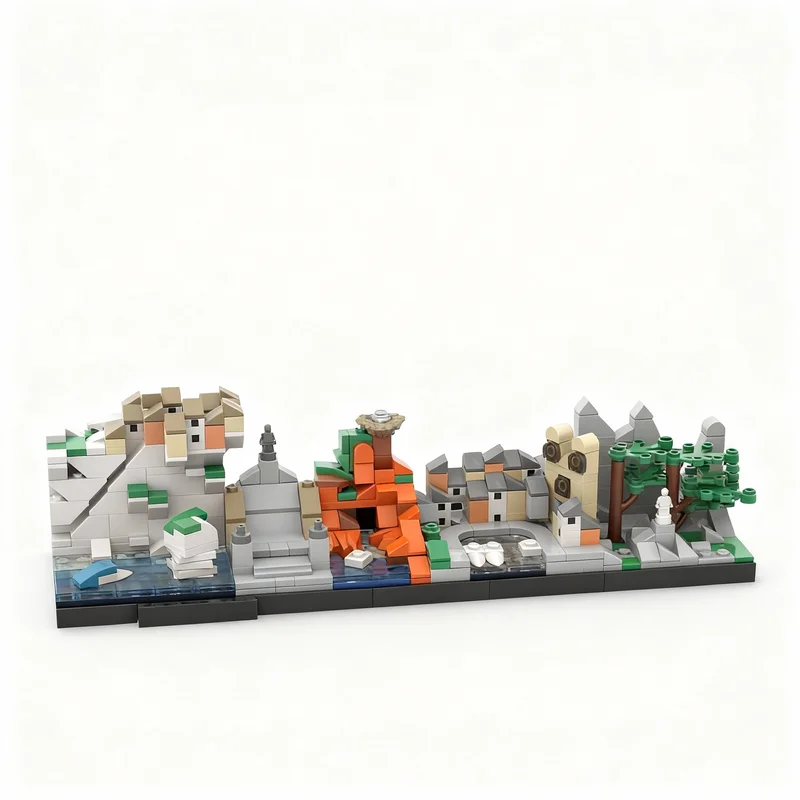 540pcs MOC Corsica Skyline Architecture Skylines Model Building Blocks Construction Toy Christmas Gifts DIY Creative Idea Brick
540pcs MOC Corsica Skyline Architecture Skylines Model Building Blocks Construction Toy Christmas Gifts DIY Creative Idea Brick