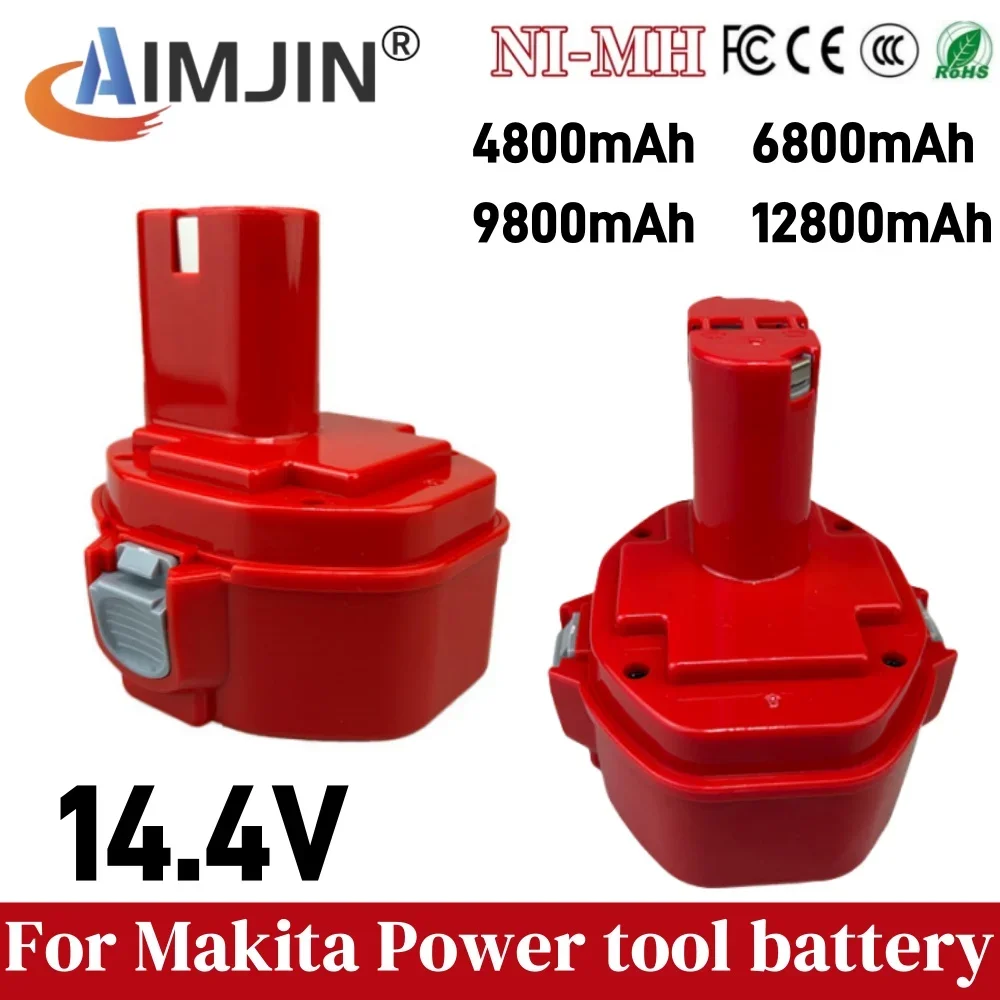 For Makita Replacement Batteries 14.4V 4.8/6.8/9.8/12.8Ah screwdriver battery Cordless PA12 PA14 PA09 PA18 Drill Tools Bateria
For Makita Replacement Batteries 14.4V 4.8/6.8/9.8/12.8Ah screwdriver battery Cordless PA12 PA14 PA09 PA18 Drill Tools Bateria