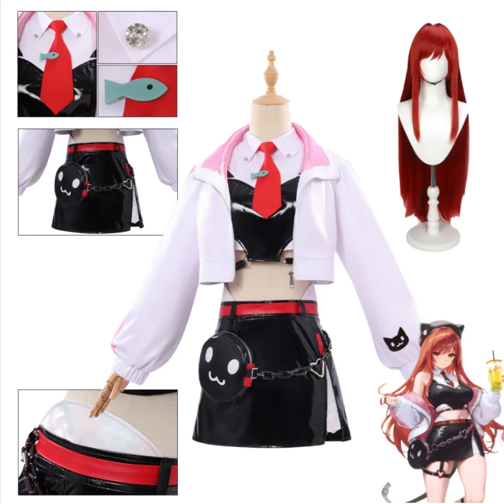 NIKKE Rapi Red Hood Cosplay Costume Full Set Adult Women Halloween Comic Con Anime Role Play Stage Performance Outfit
NIKKE Rapi Red Hood Cosplay Costume Full Set Adult Women Halloween Comic Con Anime Role Play Stage Performance Outfit
