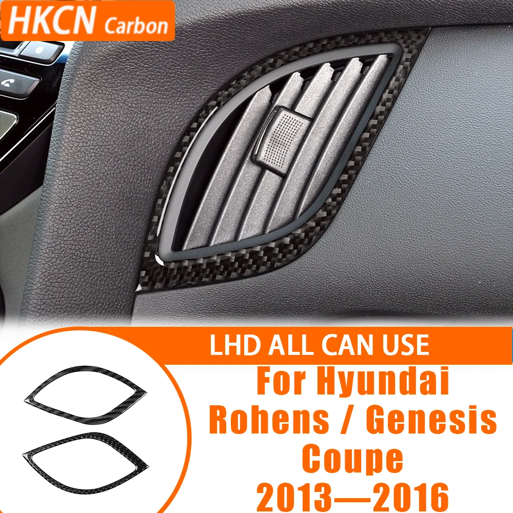 For Hyundai Genesis/Rohens Coupe 2013—2016 Car Accessories Carbon Fiber Center Air Vent Outlet Frame Interior Cover Trim Sticker
For Hyundai Genesis/Rohens Coupe 2013—2016 Car Accessories Carbon Fiber Center Air Vent Outlet Frame Interior Cover Trim Sticker