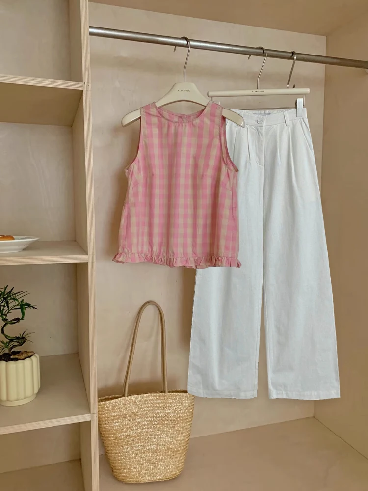 Summer Outfit Gentle Slimming Two-Piece Set for Pear Shaped Body Conceal Flattering Small Size Women's Korean Style High Wais...
Summer Outfit Gentle Slimming Two-Piece Set for Pear Shaped Body Conceal Flattering Small Size Women's Korean Style High Wais...