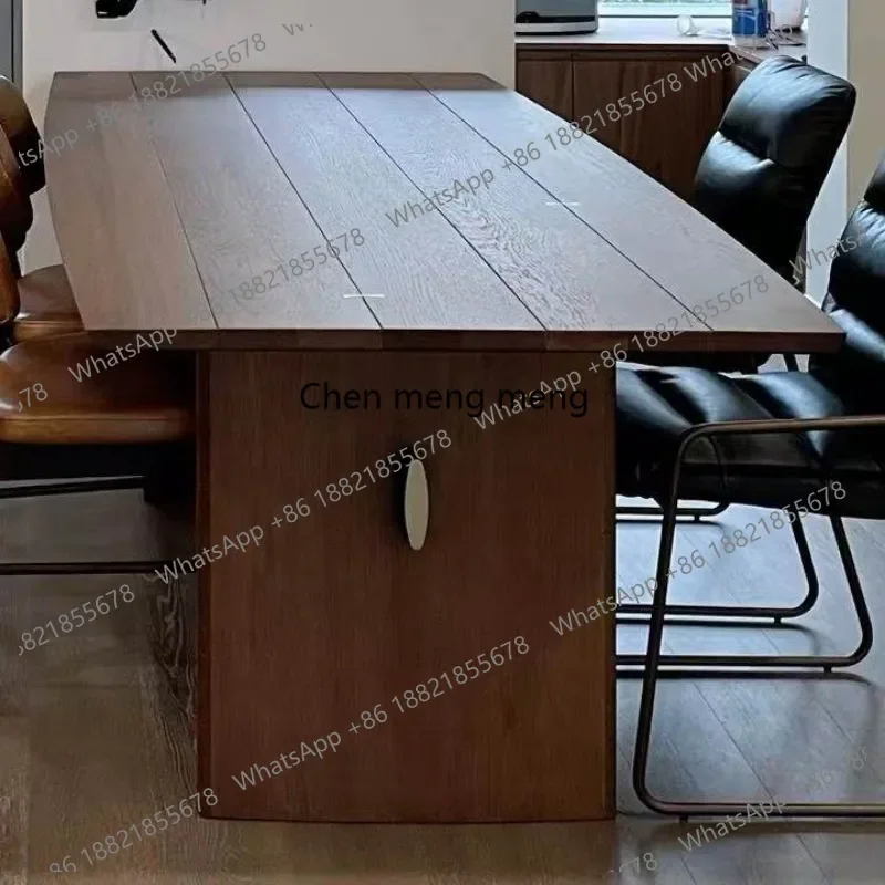 Комплект обеденного стола и стульев из массива дерева, прямоугольный, в стиле ретро, из дуба, модель E136
Комплект обеденного стола и стульев из массива дерева, прямоугольный, в стиле ретро, из дуба, модель E136