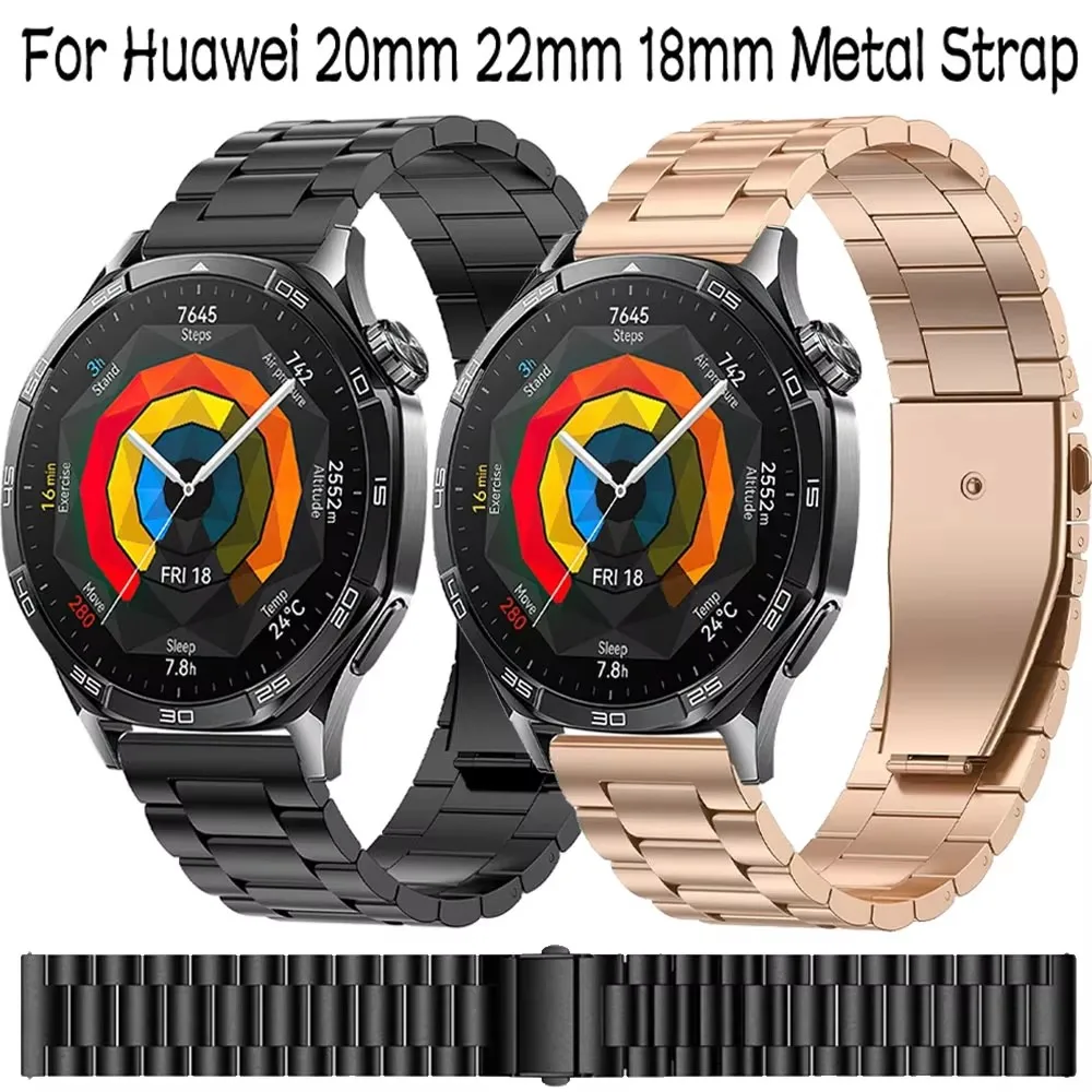 Watchband Bracelet for 18mm 20mm 22mm Huawei Watch 3 4 Pro/GT3 Band Metal Strap For Huawei Watch GT5 GT4 41mm 46mm/GT5 Pro 42mm
Watchband Bracelet for 18mm 20mm 22mm Huawei Watch 3 4 Pro/GT3 Band Metal Strap For Huawei Watch GT5 GT4 41mm 46mm/GT5 Pro 42mm