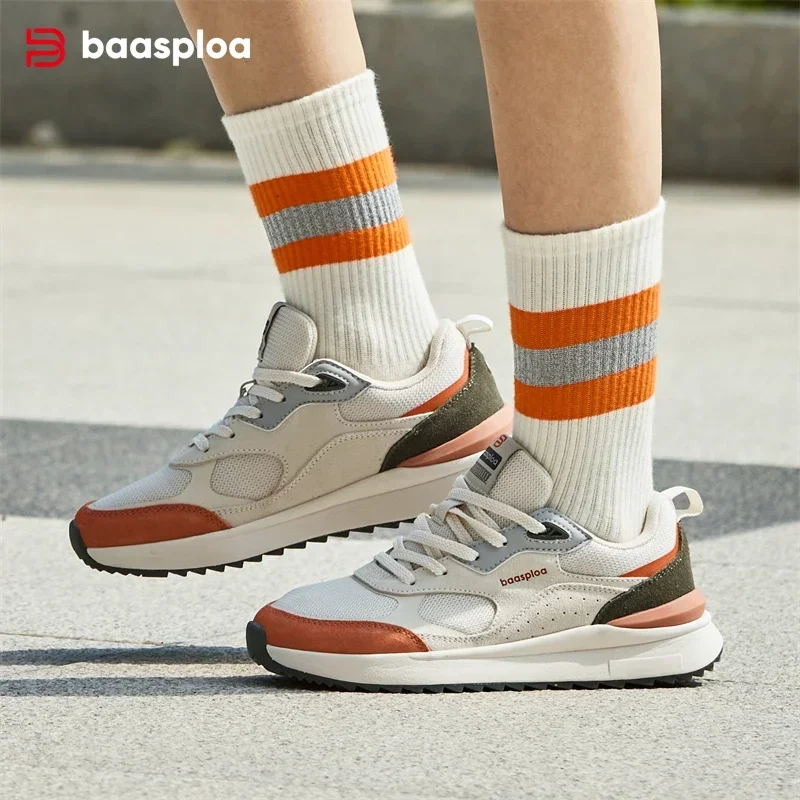 Baasploa Women New Casual Shoes Lightweight Breathable Stable Walking Shoes Female Cushioning Non-Slip Vintage Sports Shoes
Baasploa Women New Casual Shoes Lightweight Breathable Stable Walking Shoes Female Cushioning Non-Slip Vintage Sports Shoes