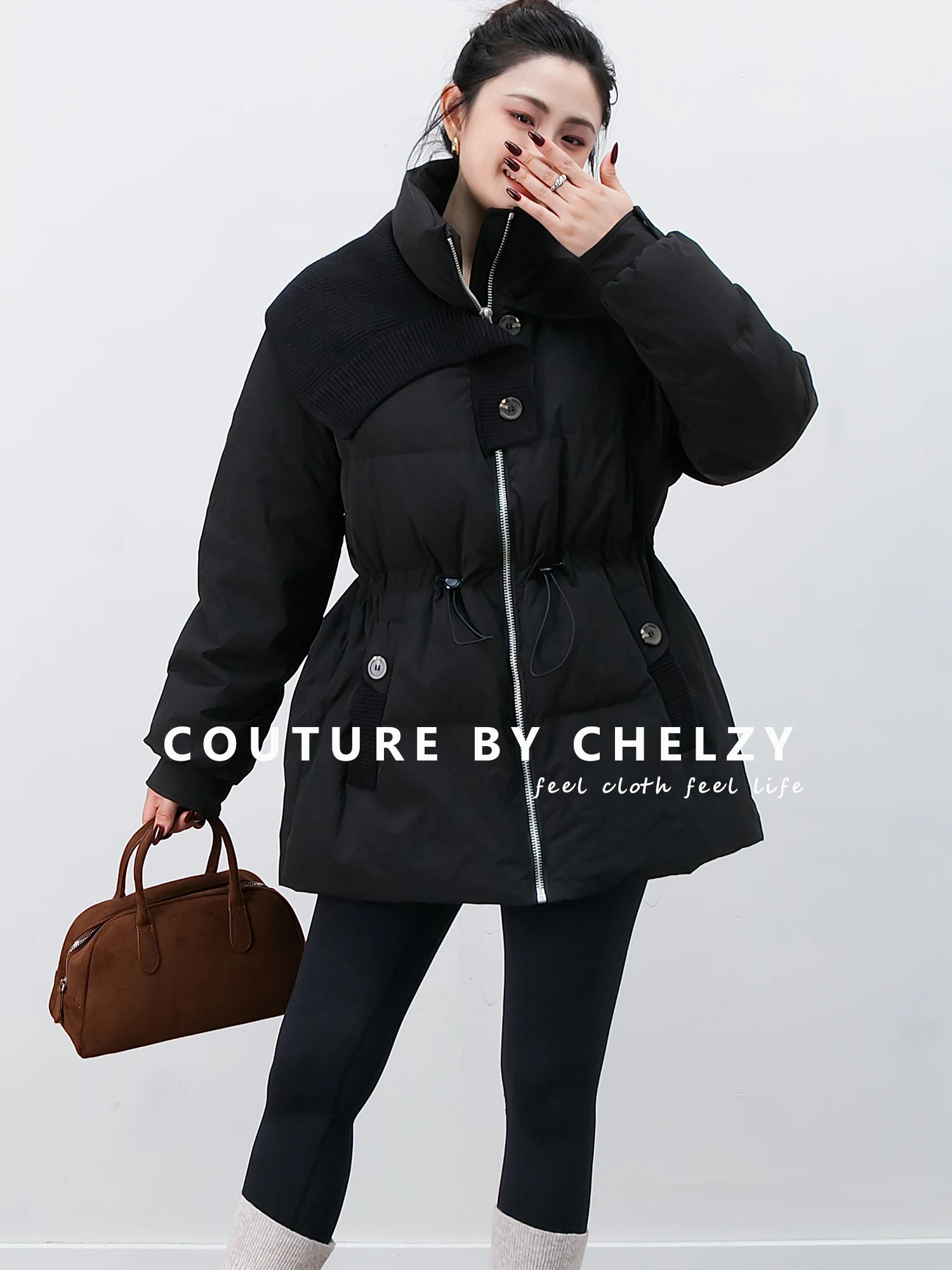 Chelzy винтажный вязаный воротник-стойка вниз Jaet, женский зимний новый Sle High Sensation, теплый пояс средней длины с поясом...
Chelzy винтажный вязаный воротник-стойка вниз Jaet, женский зимний новый Sle High Sensation, теплый пояс средней длины с поясом...