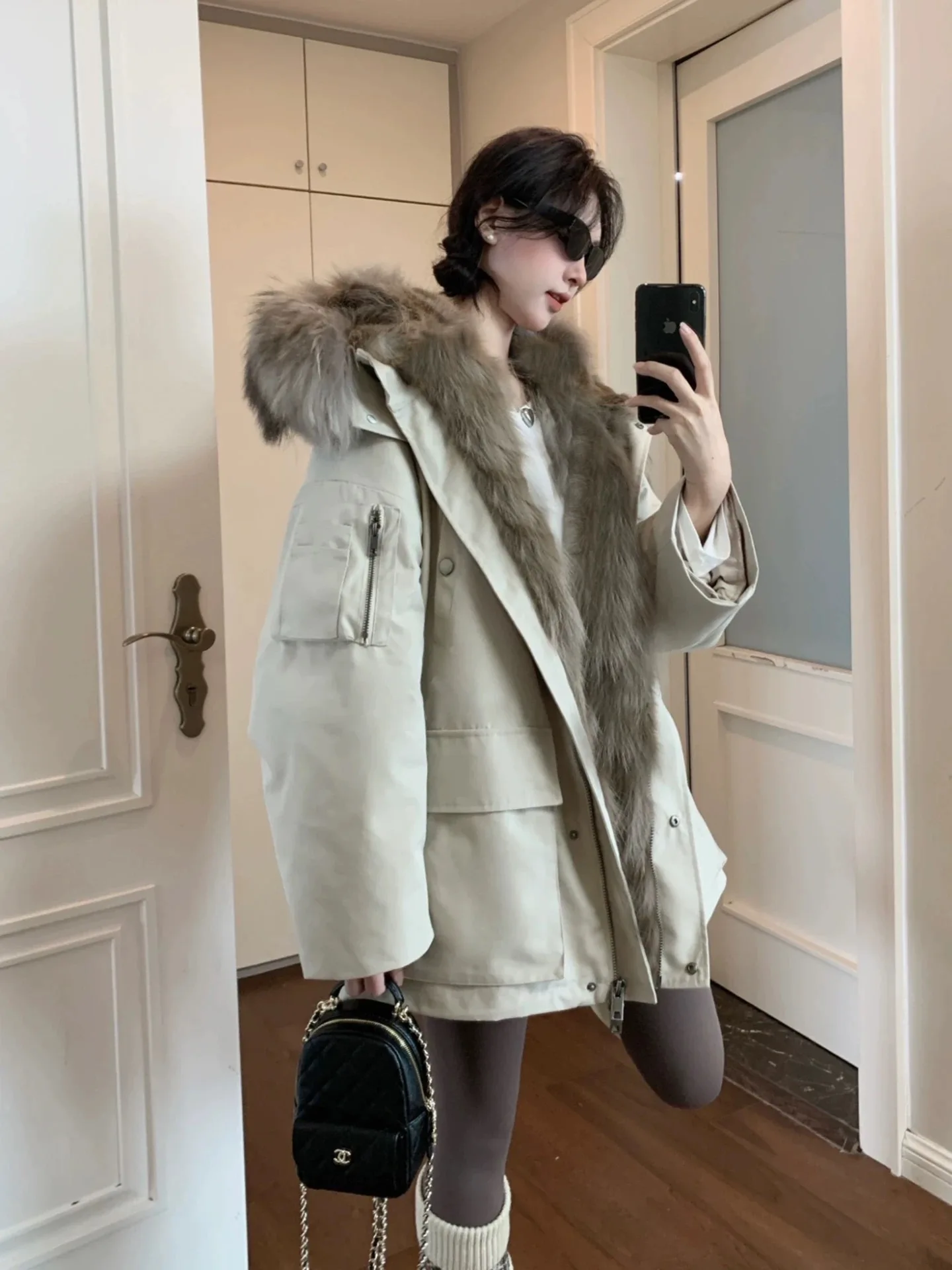 Cool Wind High-End Kaki down Cotton Jacket Women Winter New Style Workwear Parka Long Thick Fur Coat Korean Loose Fit Hooded
Cool Wind High-End Kaki down Cotton Jacket Women Winter New Style Workwear Parka Long Thick Fur Coat Korean Loose Fit Hooded