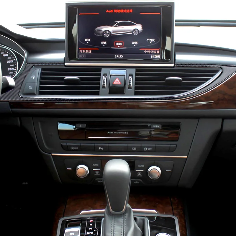 for 12-18 Audi A6LA7 carbon fiber interior modification central control air conditioner air outlet decorative accessories
for 12-18 Audi A6LA7 carbon fiber interior modification central control air conditioner air outlet decorative accessories