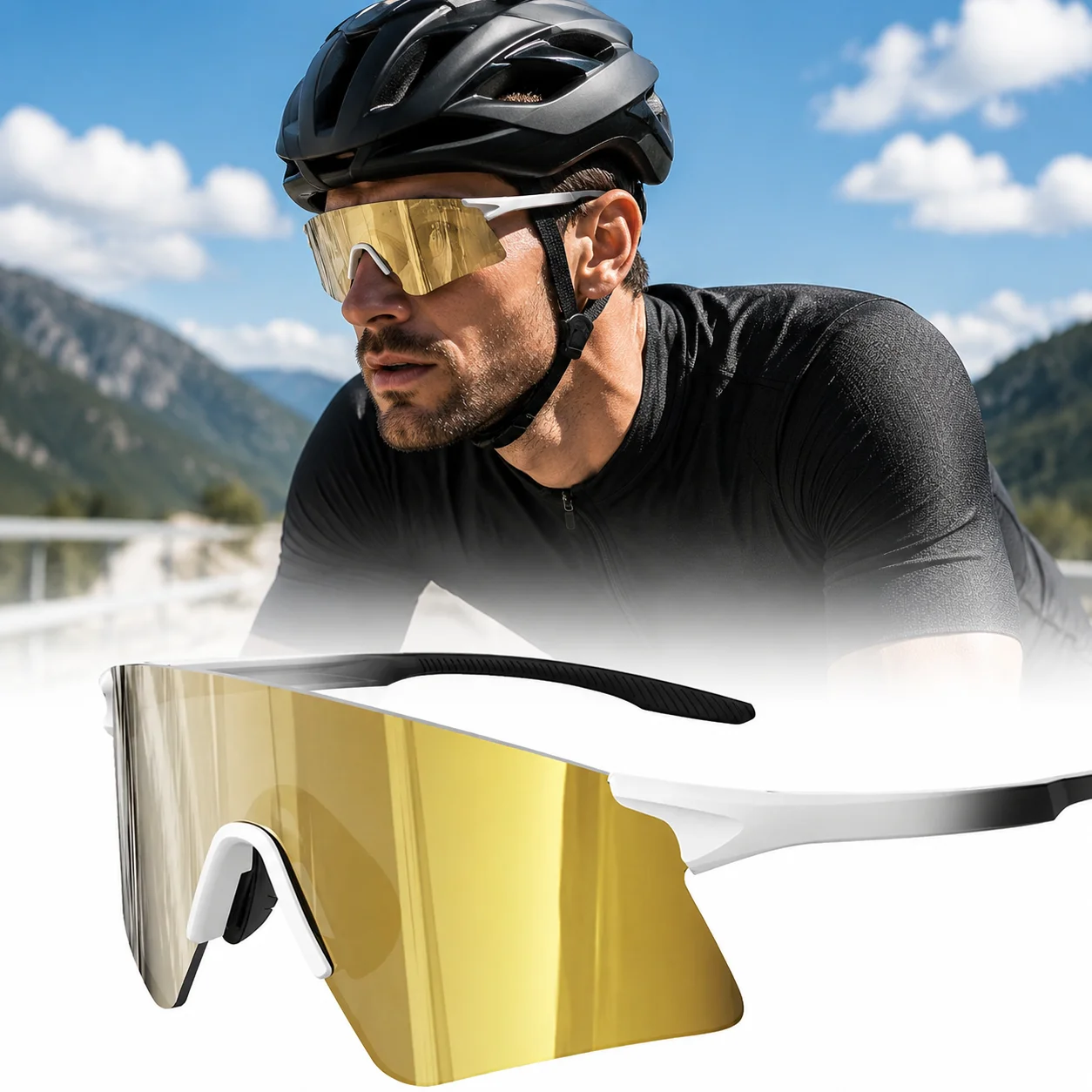 Ultralight Frameless Cycling Sunglasses UV400 Sports Glasses Windproof MTB Road Bike Running Marathon Outdoor Riding Goggles
Ultralight Frameless Cycling Sunglasses UV400 Sports Glasses Windproof MTB Road Bike Running Marathon Outdoor Riding Goggles