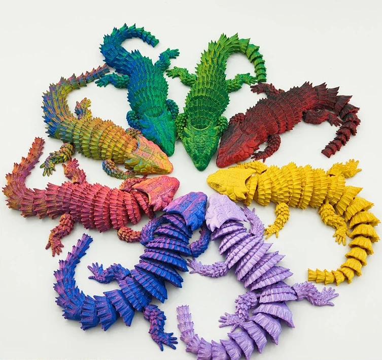 3D Printed Toys Lizards Animals Figures Model Multi-joint Movable Ornament Decorative Desktop Creativity Novelty Kids Gifts Toy
3D Printed Toys Lizards Animals Figures Model Multi-joint Movable Ornament Decorative Desktop Creativity Novelty Kids Gifts Toy