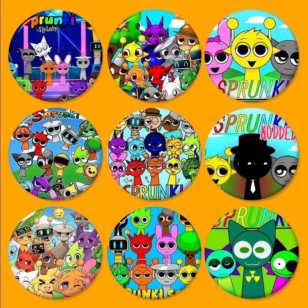 Game S-Sprunki Tinplate Pin Button Custom Anime Role Old-school Brooch Cartoon Collar Badge Jewelry Gift Fans
Game S-Sprunki Tinplate Pin Button Custom Anime Role Old-school Brooch Cartoon Collar Badge Jewelry Gift Fans