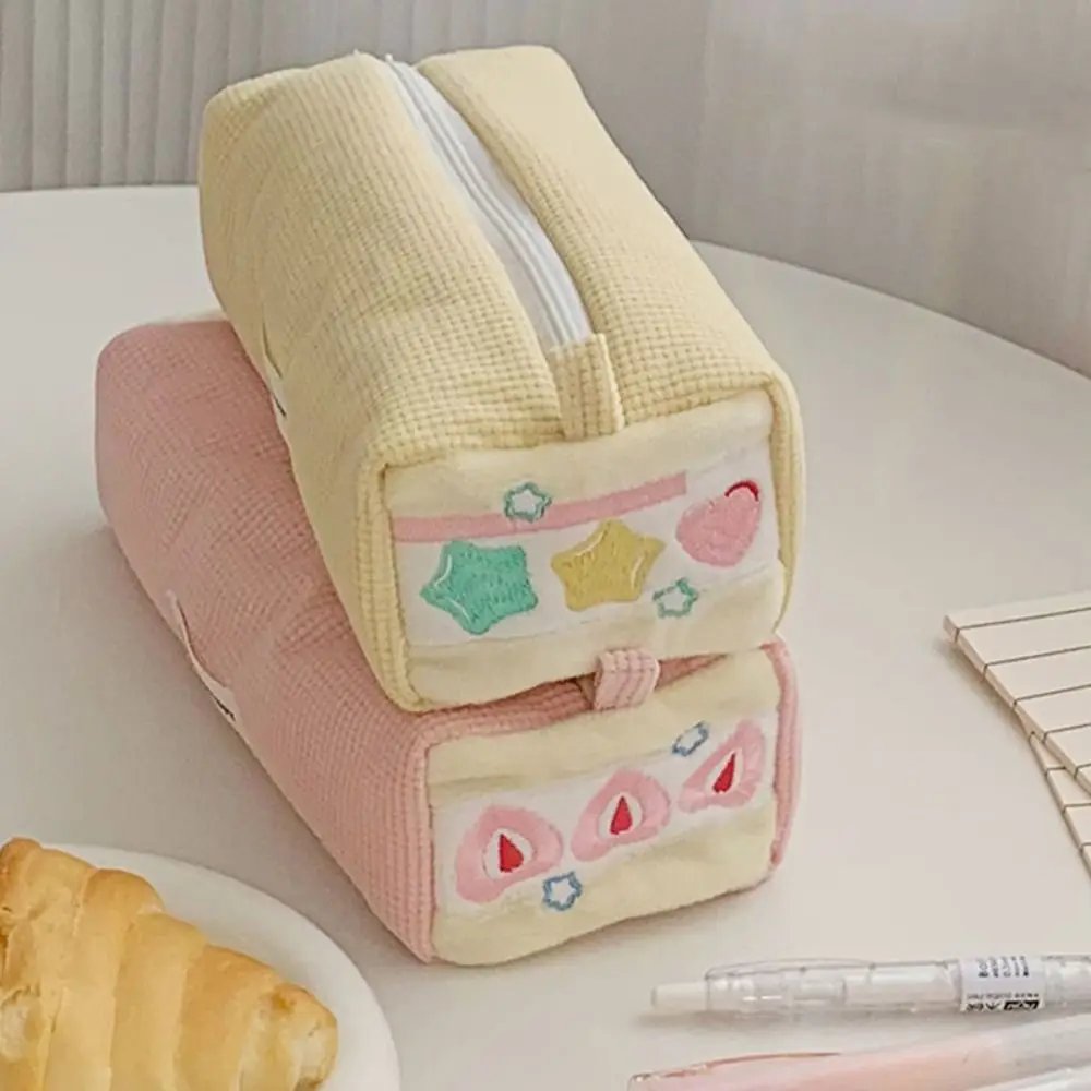 High Quality Corduroy Pen Bag Embroidery Multi-functional Pencil Case Large Capacity Pen Pouch Students
High Quality Corduroy Pen Bag Embroidery Multi-functional Pencil Case Large Capacity Pen Pouch Students