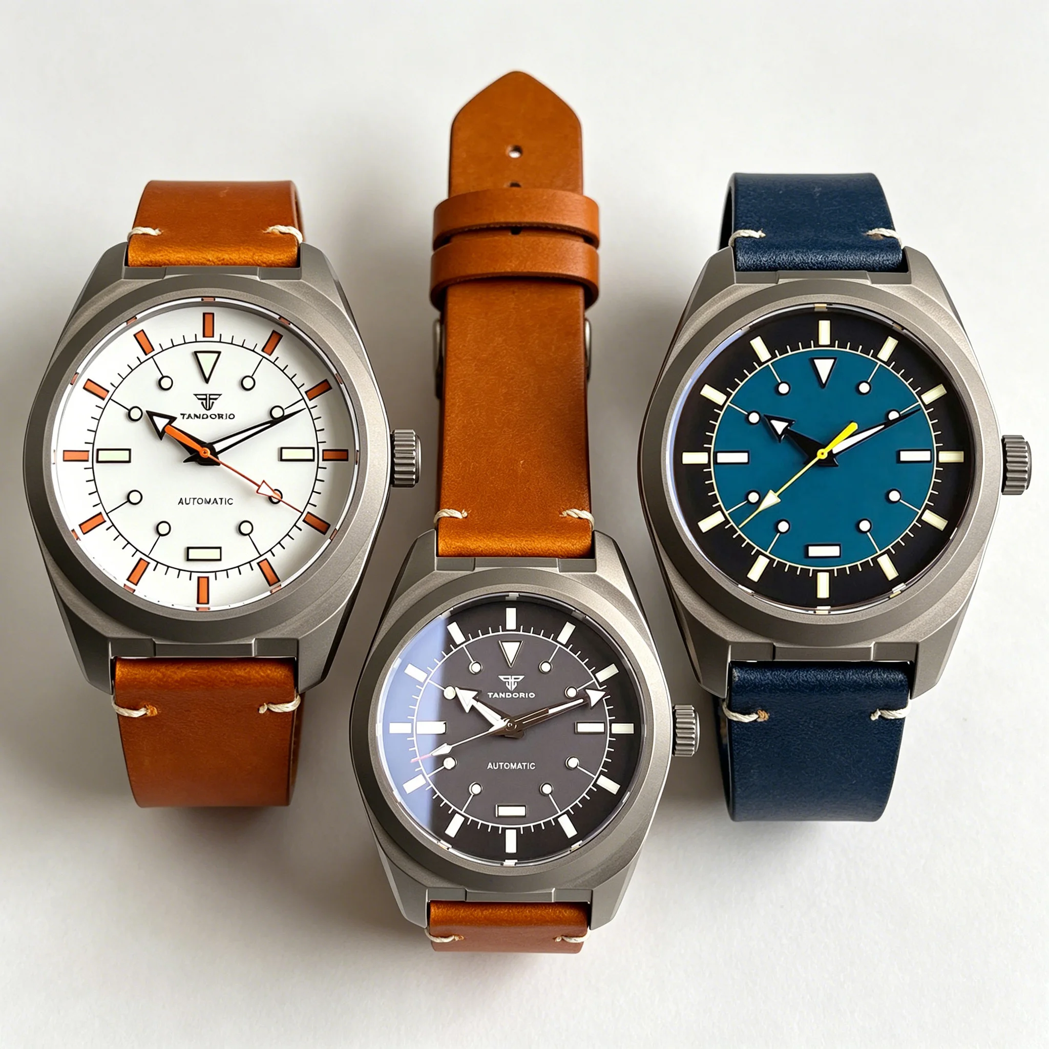 Tandorio Titanium Vintage Military Pilot Automatic Watch for Men 40mm Miyota8215 Asia 2824 Waterproof Sapphire Anti-allergy
Tandorio Titanium Vintage Military Pilot Automatic Watch for Men 40mm Miyota8215 Asia 2824 Waterproof Sapphire Anti-allergy