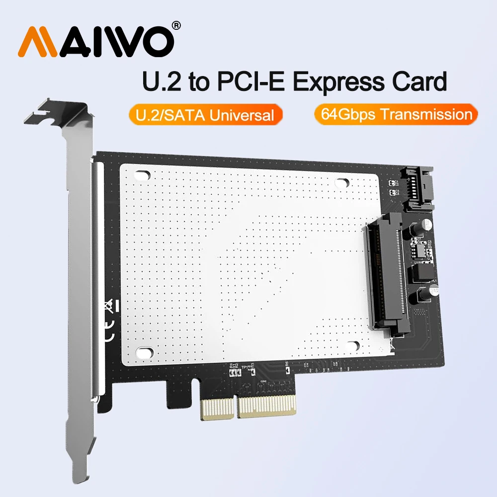 MAIWO 2,5-дюймовая карта адаптера U.2 to PCI-e 4.0 X4 X8 X16 для U.2 NVMe SSD PCIe 4.0 X4 Полноскоростная поддержка 6 ТБ 2,5-дюймовый SATA SSD/HDD
MAIWO 2,5-дюймовая карта адаптера U.2 to PCI-e 4.0 X4 X8 X16 для U.2 NVMe SSD PCIe 4.0 X4 Полноскоростная поддержка 6 ТБ 2,5-дюймовый SATA SSD/HDD