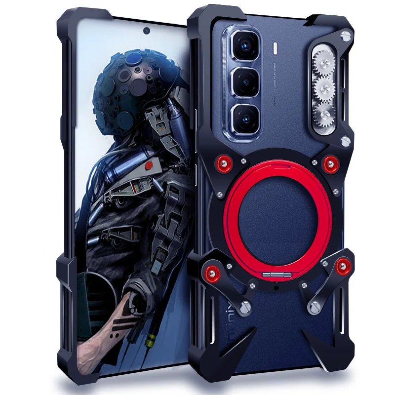 Luxury Armor Metal Aluminum Phone Bumper For Infinix Hot 60 60i 50 Pro+ & Zero 40 30 Cover Mechanical Purely Handmade Skull Case
Luxury Armor Metal Aluminum Phone Bumper For Infinix Hot 60 60i 50 Pro+ & Zero 40 30 Cover Mechanical Purely Handmade Skull Case