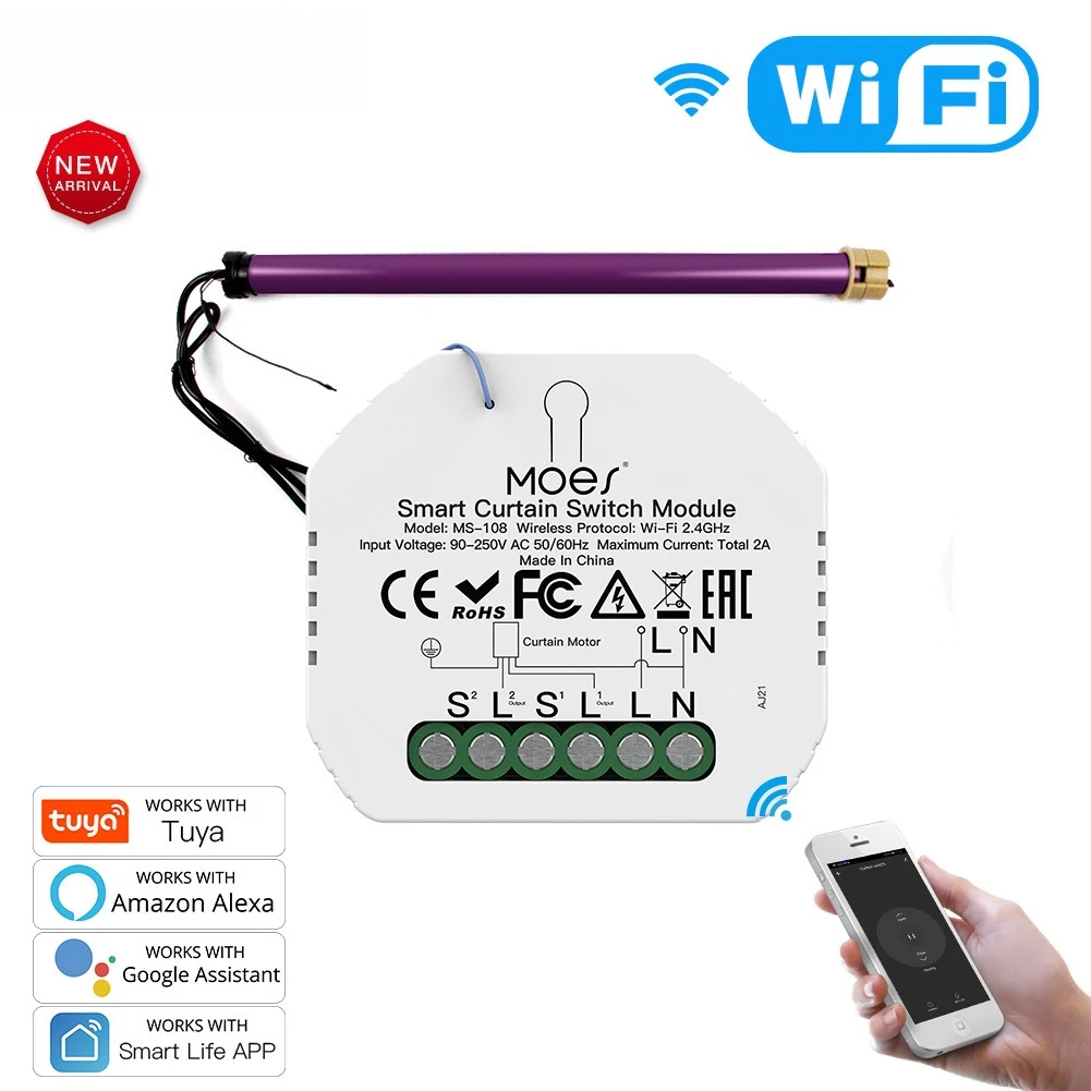 Doodle умный дом Wi-Fi модуль переключателя штор 1-канальный голосовой контроль синхронизации умный выключатель
Doodle умный дом Wi-Fi модуль переключателя штор 1-канальный голосовой контроль синхронизации умный выключатель