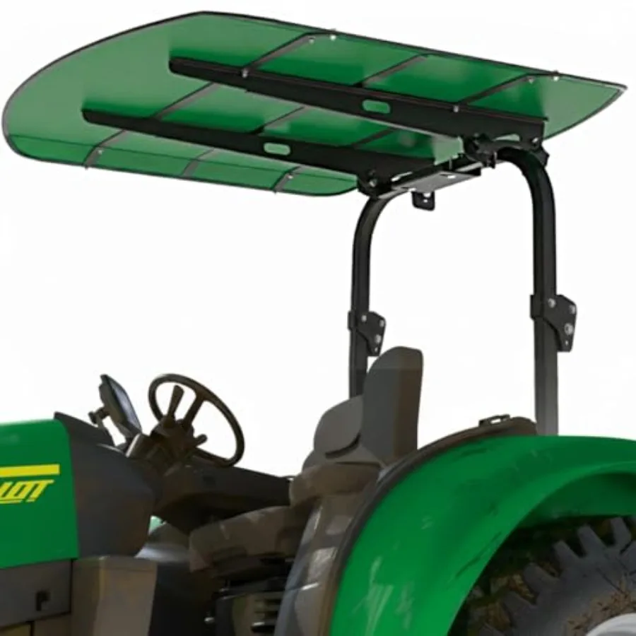 Tractor Canopy for ROPS - Non-fading High-Density Thermoplastic Mowers Sun Shade Umbrella - 53-3/8 X 53-3/8 Adds About 4 to Tra
Tractor Canopy for ROPS - Non-fading High-Density Thermoplastic Mowers Sun Shade Umbrella - 53-3/8 X 53-3/8 Adds About 4 to Tra