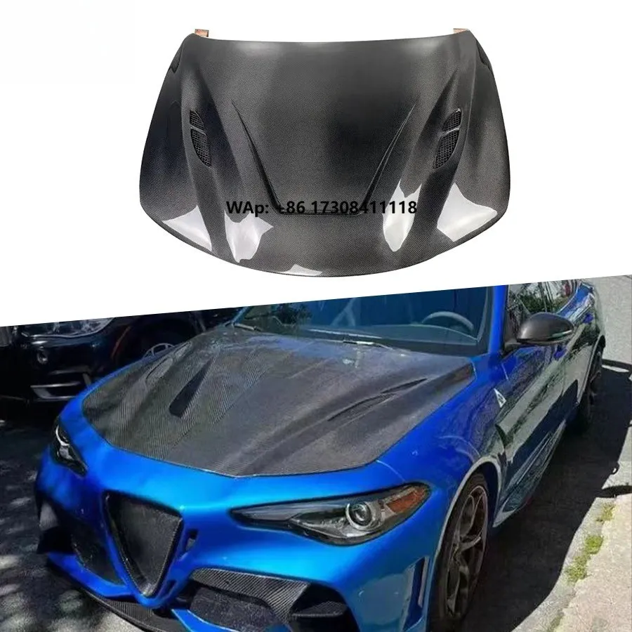High Quality GTAM Style Front Engine Hood Bonnet Cover for Giulia 2017-2020 Carbon Front Bonnet Car Parts
High Quality GTAM Style Front Engine Hood Bonnet Cover for Giulia 2017-2020 Carbon Front Bonnet Car Parts