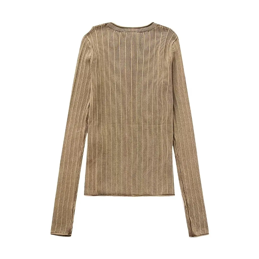 Jenny&Dave Fashion Girl Slim Fit Top T-shirt Women High Street Sexy Side Cut Out Knitted Shirt
Jenny&Dave Fashion Girl Slim Fit Top T-shirt Women High Street Sexy Side Cut Out Knitted Shirt