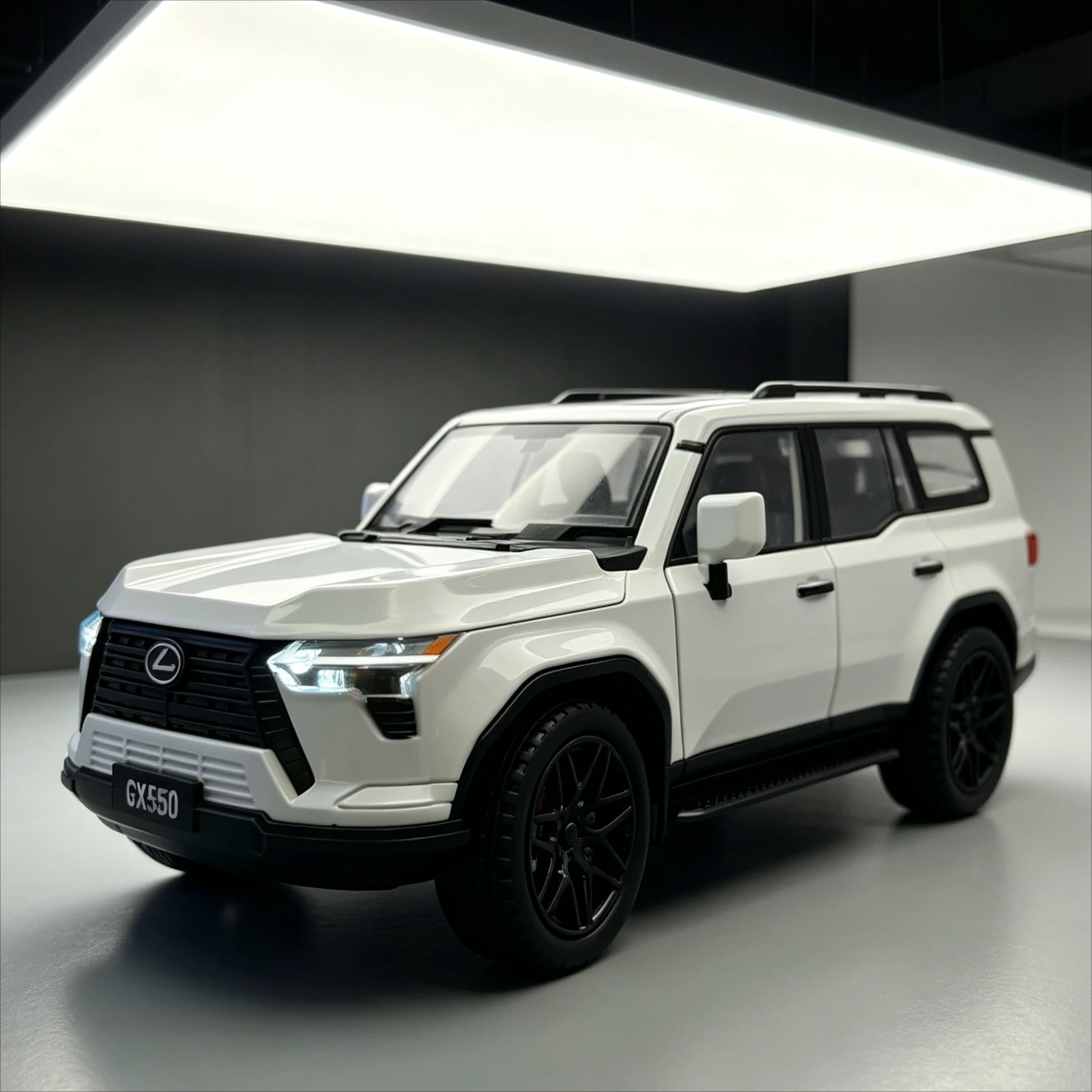 1:24 Lexus GX550 Alloy Diecast Off-Road Car Model, Pull Back Toy with Light & Sound, Collectible Ornament, Perfect Birthday Gift
1:24 Lexus GX550 Alloy Diecast Off-Road Car Model, Pull Back Toy with Light & Sound, Collectible Ornament, Perfect Birthday Gift