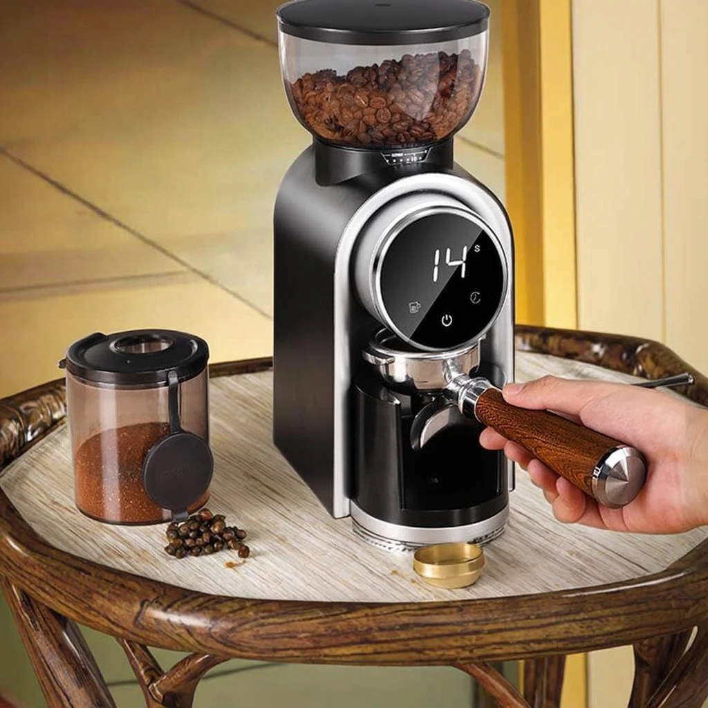 Portable 220V Home Use Espresso Grinder Machine Adjustable Electric Coffee Bean Brewer Hand-Dyed With Plastic Housing
Portable 220V Home Use Espresso Grinder Machine Adjustable Electric Coffee Bean Brewer Hand-Dyed With Plastic Housing