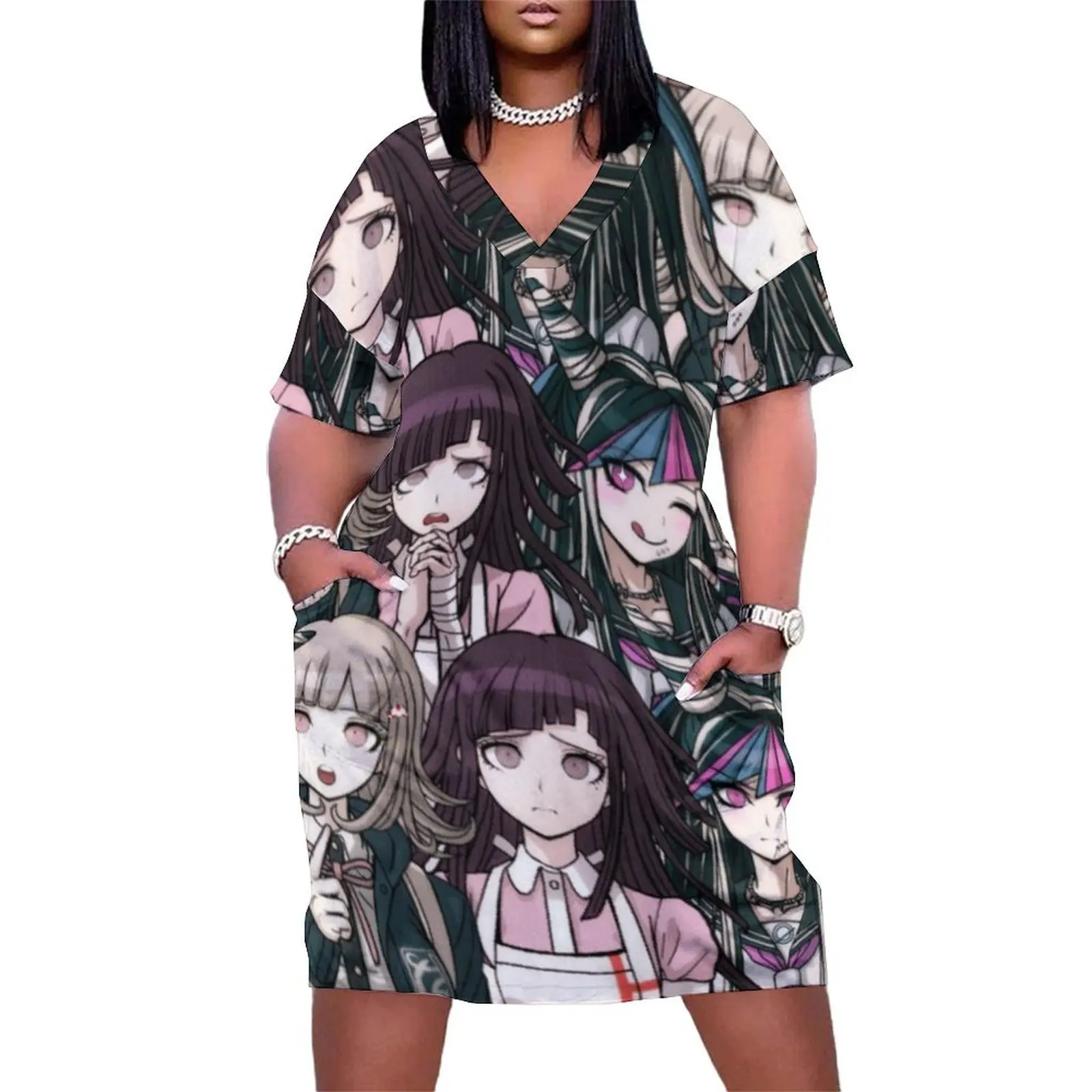 Mikan Tsumiki/Ibuki Mioda/Chiaki Nanami Loose Pocket Dress beach dress dress for women 2025 summer korean women
Mikan Tsumiki/Ibuki Mioda/Chiaki Nanami Loose Pocket Dress beach dress dress for women 2025 summer korean women
