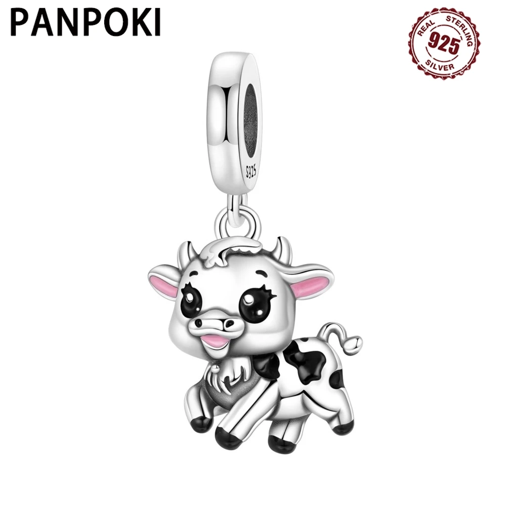 PANPOKI 925 Sterling Silver Cute Calf Animals Original Pendants Bracelet Charms Jewelry Party Beads DIY Trendy Gifts
PANPOKI 925 Sterling Silver Cute Calf Animals Original Pendants Bracelet Charms Jewelry Party Beads DIY Trendy Gifts
