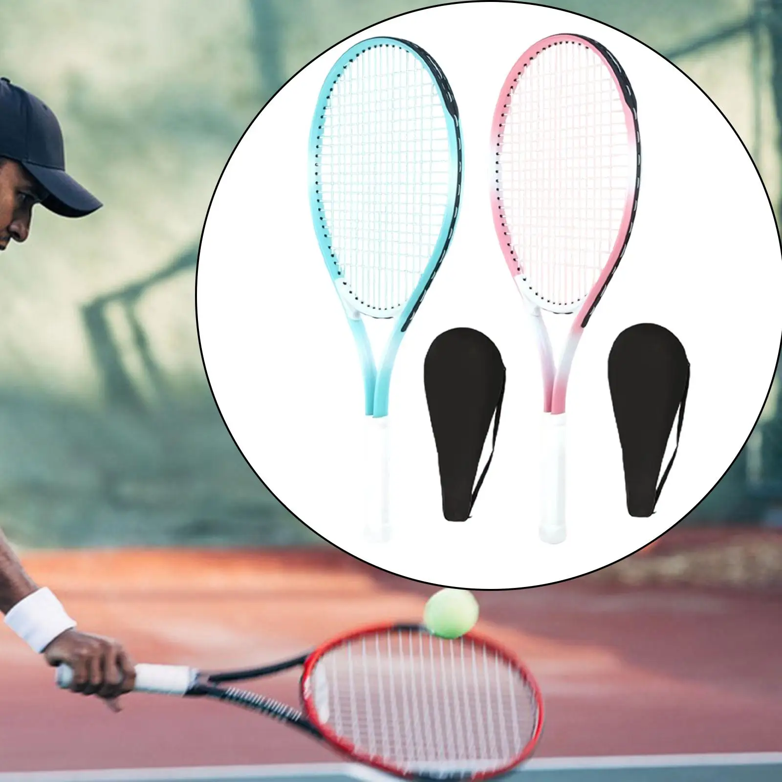 Tennis Racket, Premium, Professional, Training, Lightweight, Tennis Racquet with Pre Strung, Comfortable Grip
Tennis Racket, Premium, Professional, Training, Lightweight, Tennis Racquet with Pre Strung, Comfortable Grip