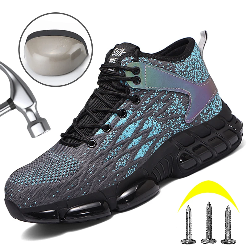 New Quality Safety Shoes Anti-smash Steel Toe Shoes Sneakers Work Boots Man Lightweight Protective Safety Shoes Men for Security
New Quality Safety Shoes Anti-smash Steel Toe Shoes Sneakers Work Boots Man Lightweight Protective Safety Shoes Men for Security